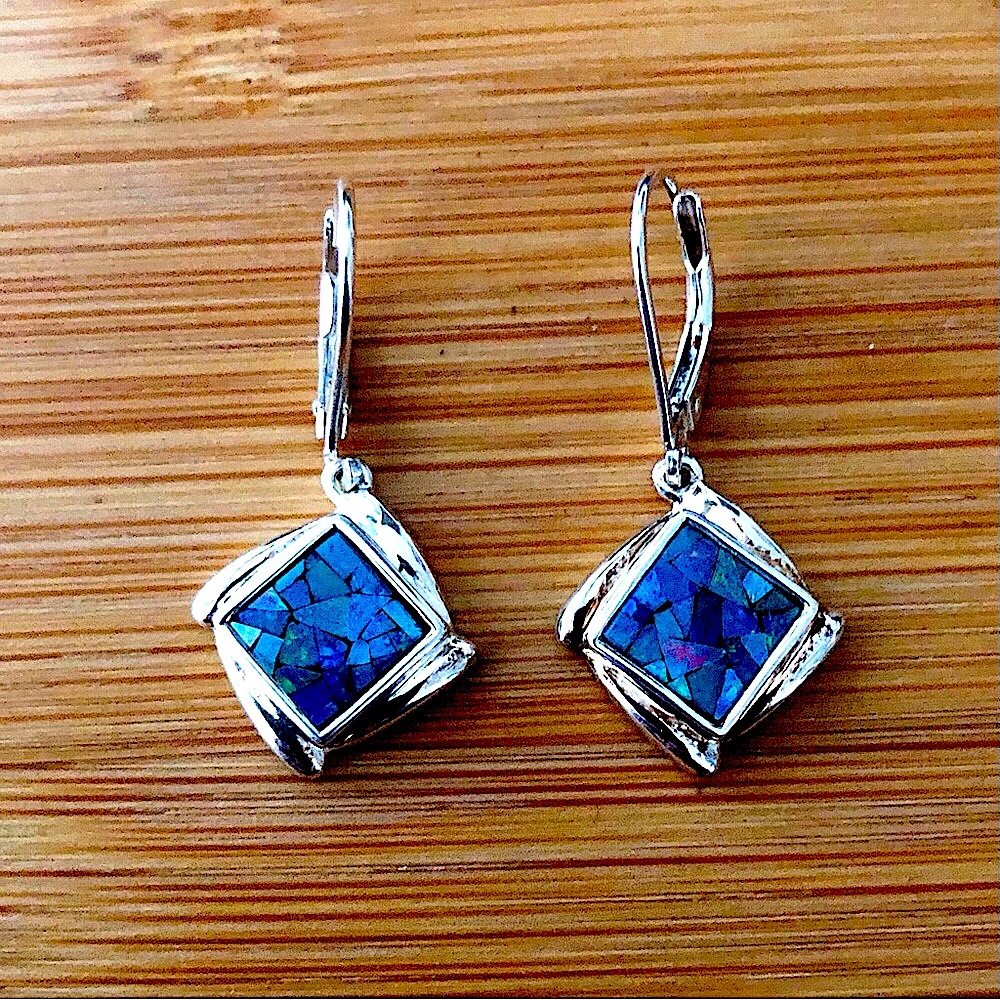 $54  Designer Estate Earrings  Sterling Silver  Designer Mark 925 CHINA